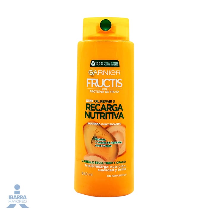 Shampoo Garnier Fructis Recraga Nutritiva 650 ml