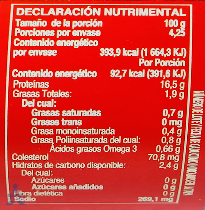 Sardina en Tomate Ovalada Dolores 425 g