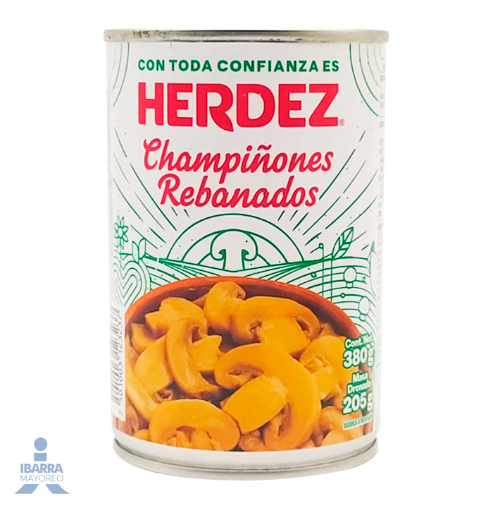 Champiñón Rebanado Herdez 380 g