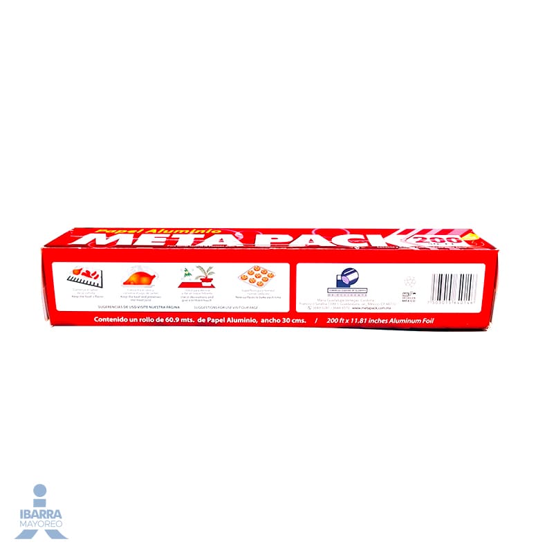 Papel Aluminio Meta Pack 60.9 m