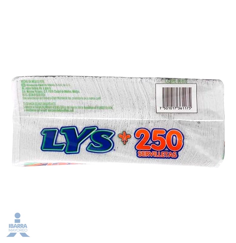 Servilleta Lys 250 pzas.