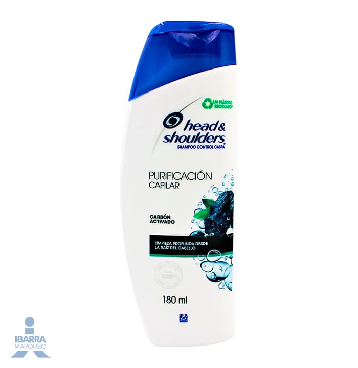 Shampoo Head & Shoulders Purificación Capilar 180 ml