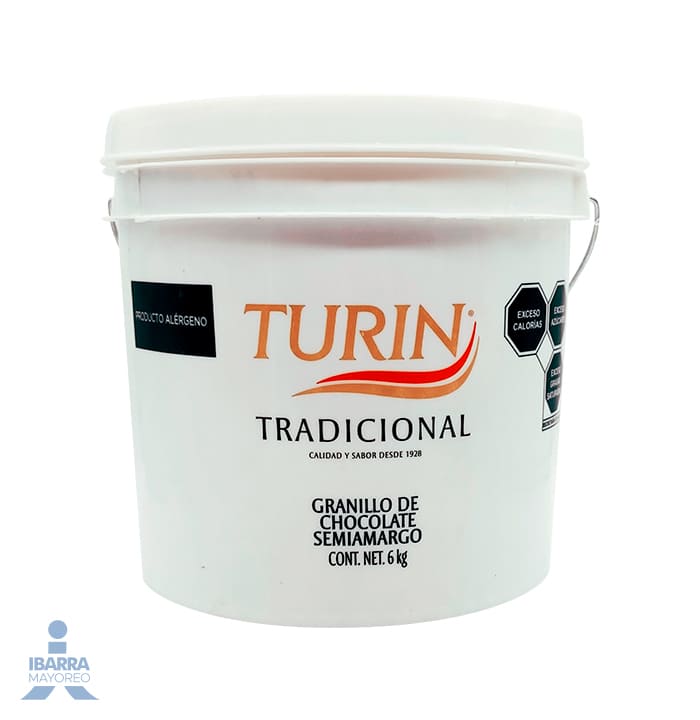 Chocolate Turin Granillo Semi Amargo 6 kg