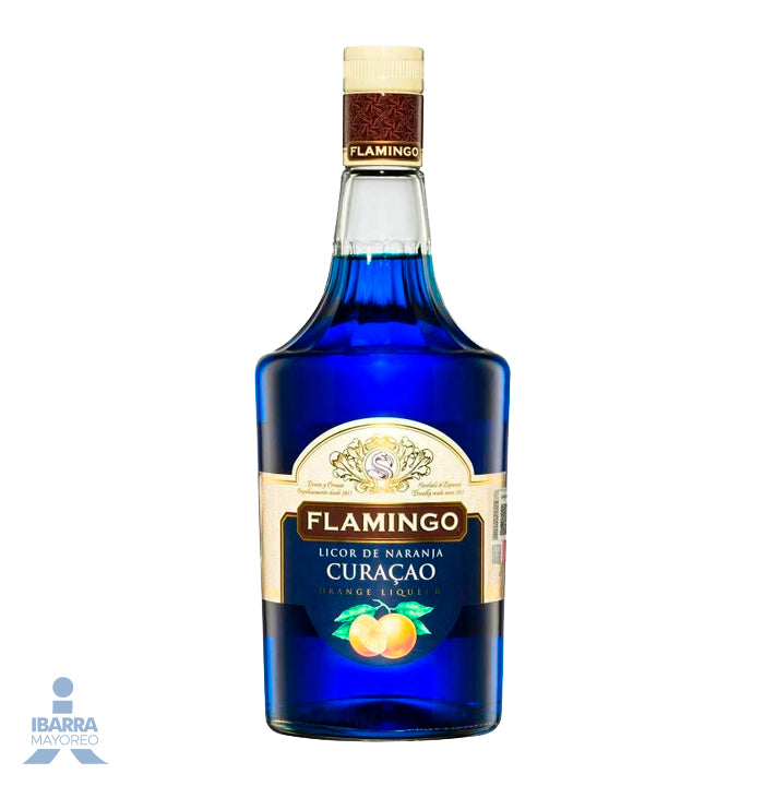 Licor Flamingo Curacao Naranja 1 L