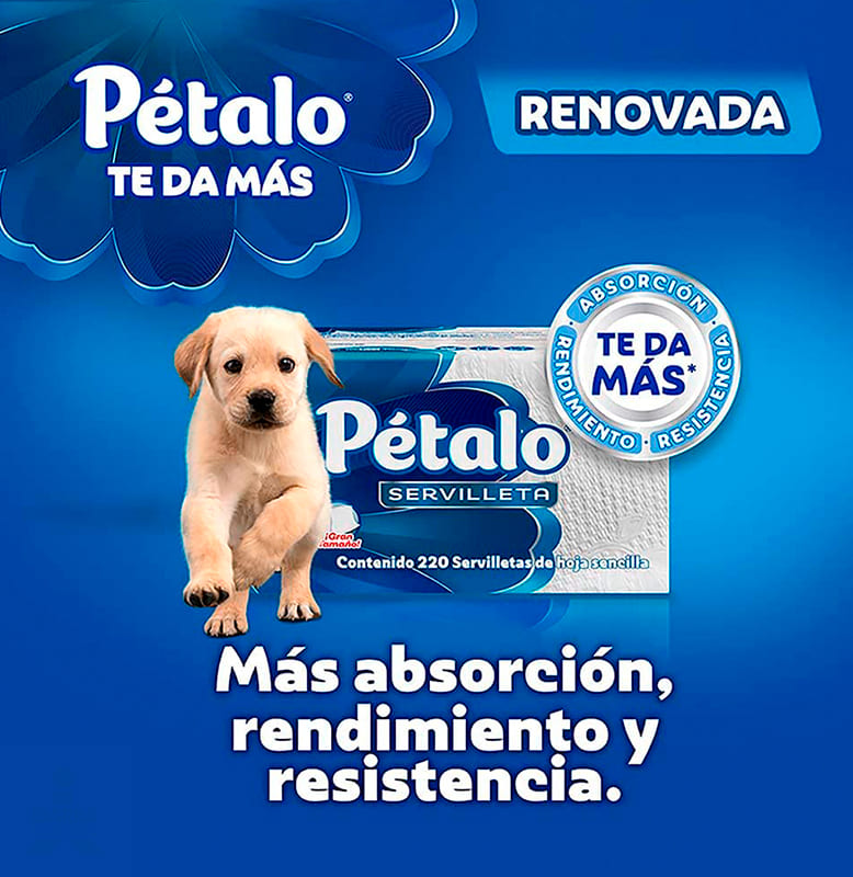 Servilleta Pétalo 220 pzas.