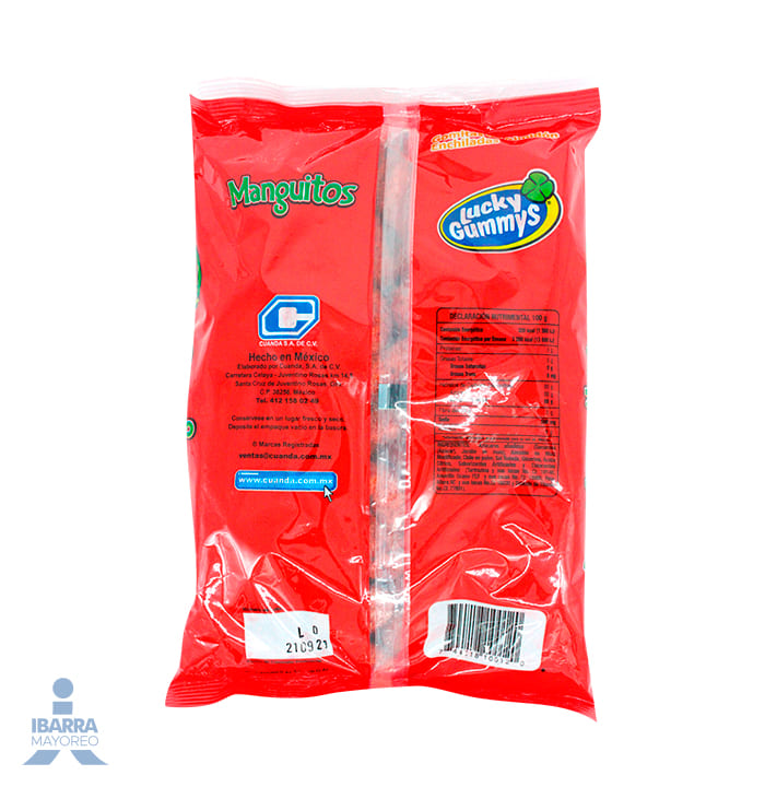 Gomitas Lucky Gummys Manguitos 1 kg