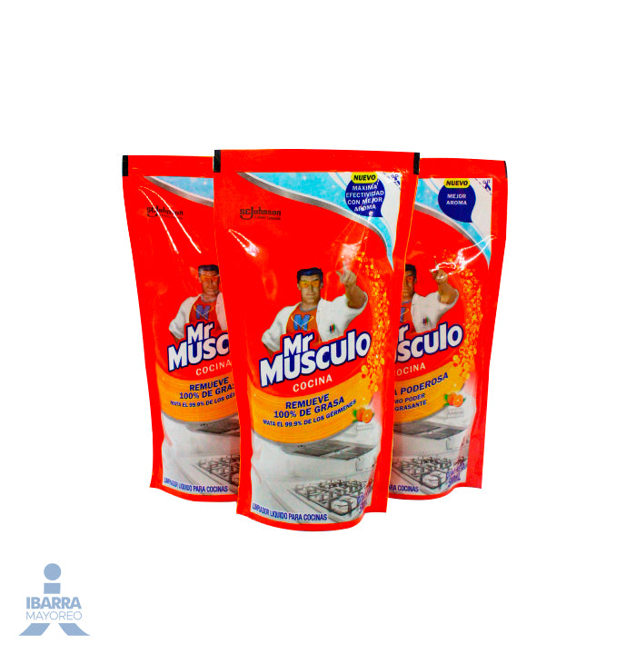 Limpiador Mr. Músculo Antigrasa Doy Pack 500 ml