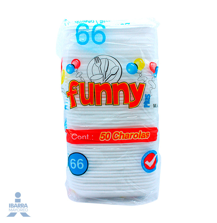 Charola Funny Plus no. 66 50 pzas.