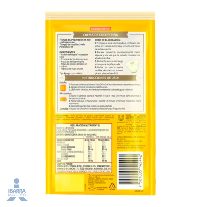 Maizena Coco Sobre 47 g