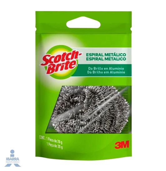 Fibra Scotch Brite Espiral Metálico