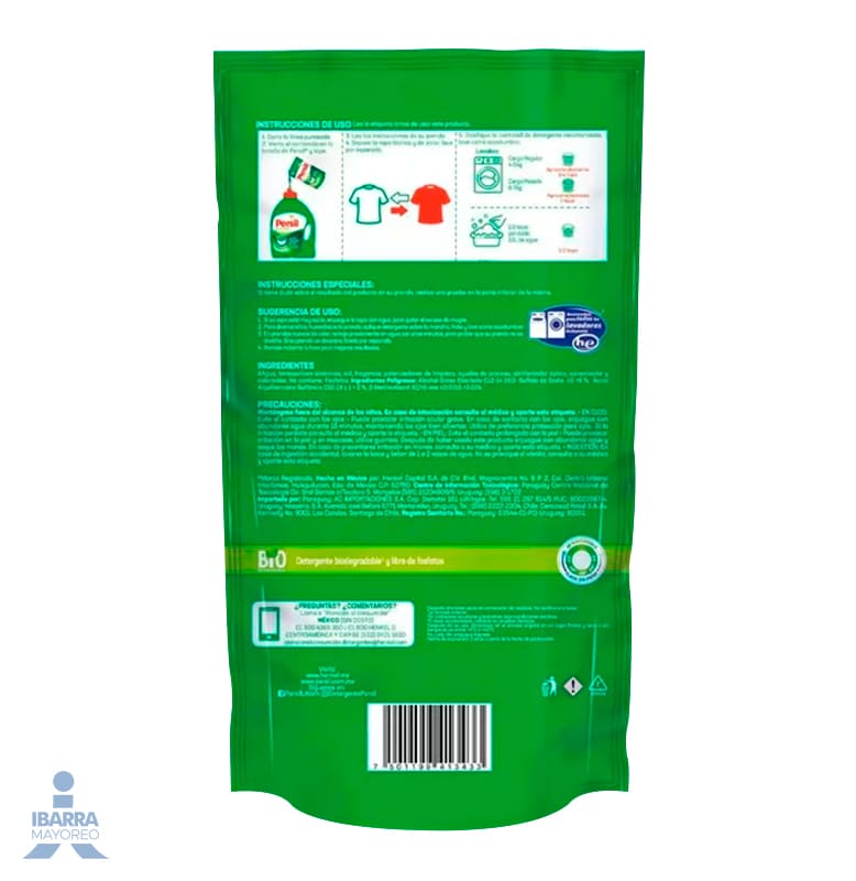 Detergente Persil Líquido 830 ml