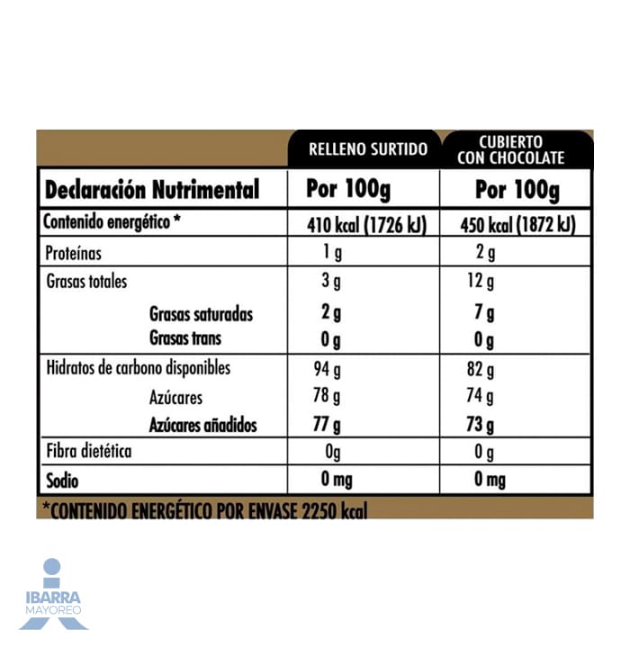 Dulce Laposse Relleno Surtido 200 g