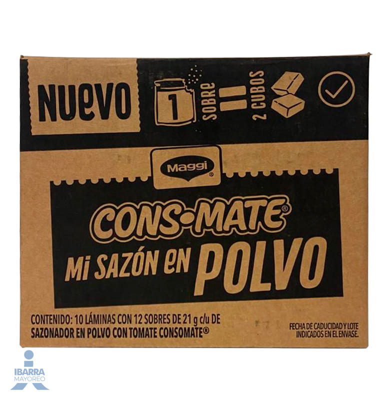 Consomate Polvo sobres 12/21 g