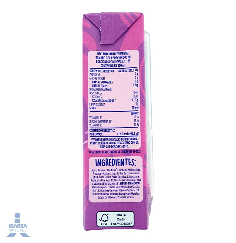 Bebida Bida Uva 237 ml