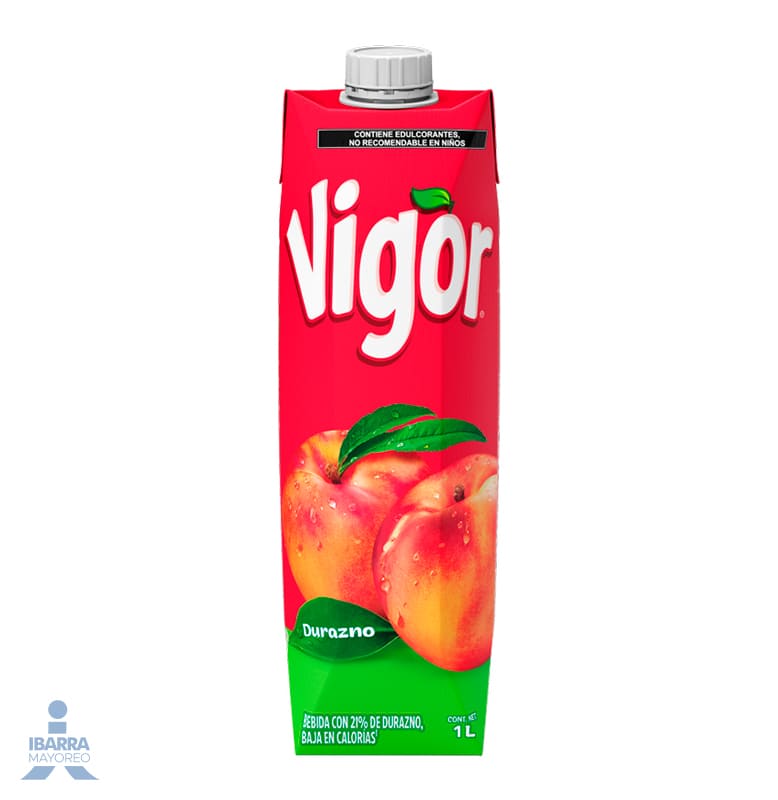 Bebida Vigor Durazno Tetra Brick 1 L