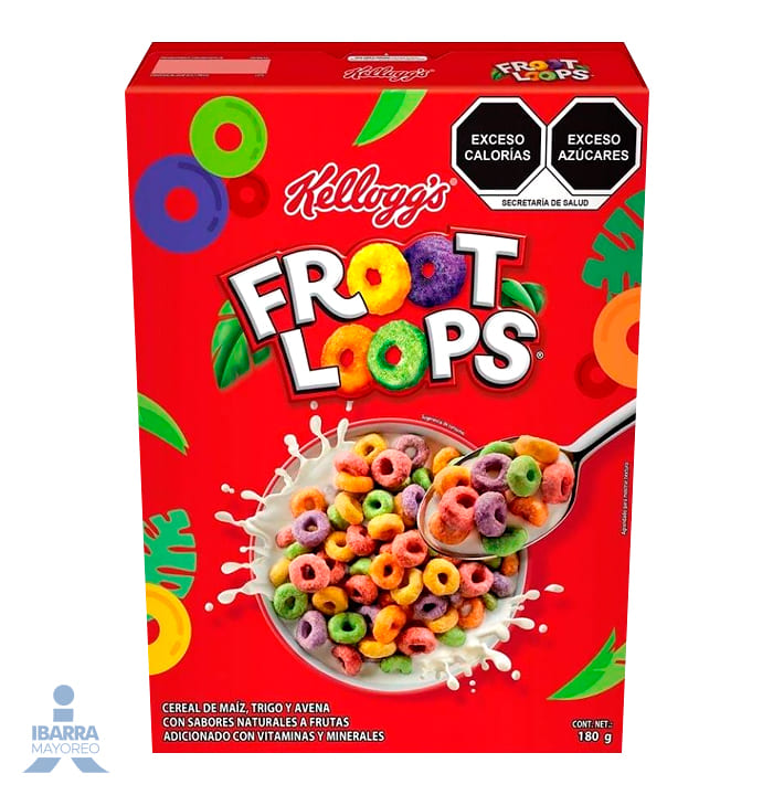 Cereal Kelloggs Froot Loops 180 g