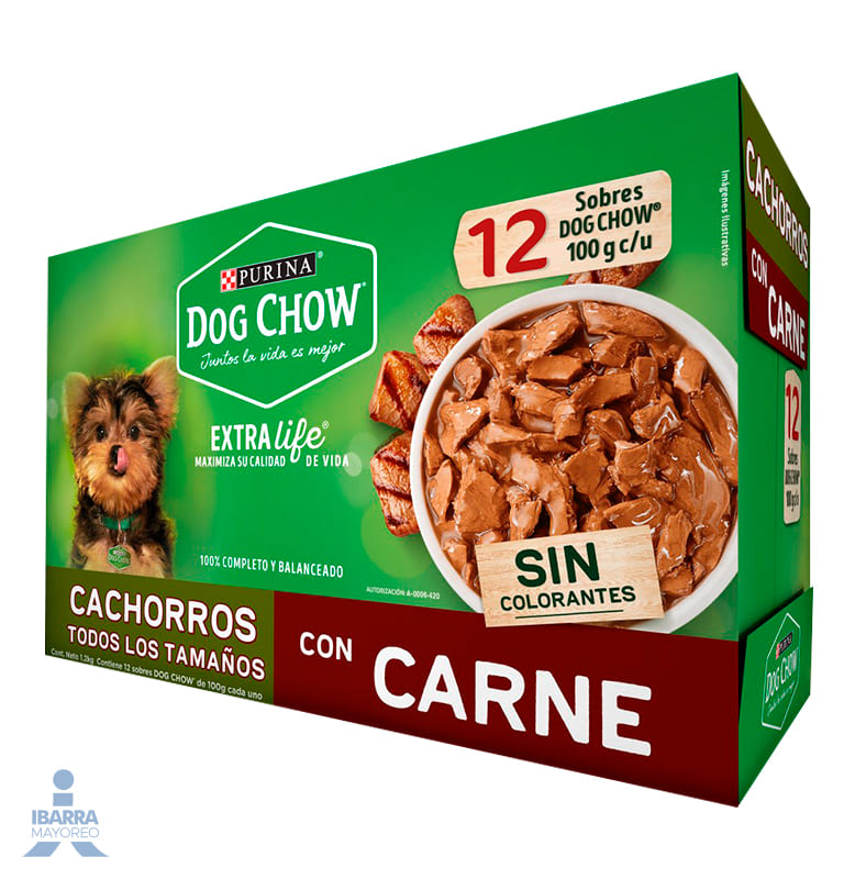 Alimento Purina Dog Chow Cachorro Carne 100 g