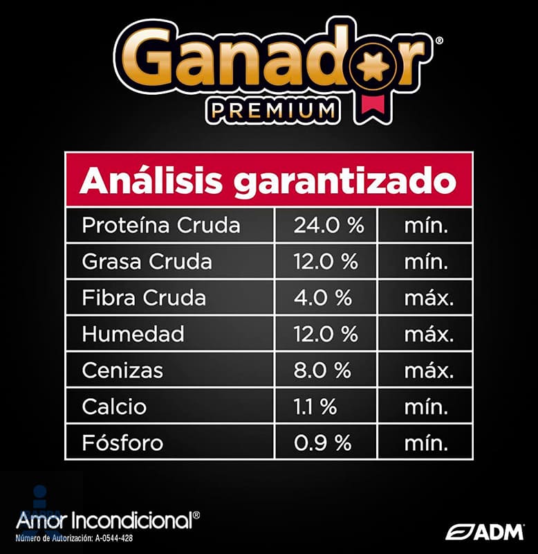 Alimento Ganador Premium Adulto 20 kg