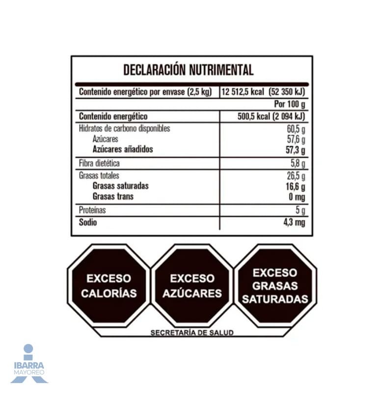 Chocolate Hersheys Kisses Mini Amargo 2.5 kg