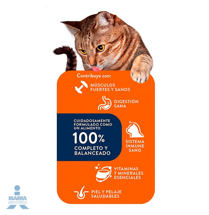 Gatina alimento seco para gatos sabor pollo a la jardinera 15 kg