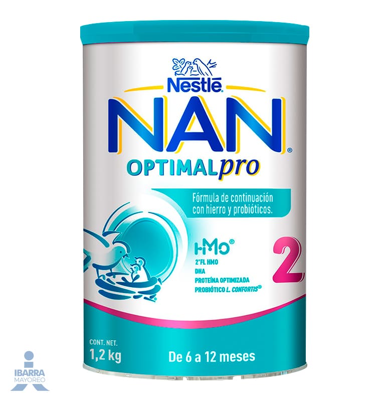 Fórmula Infantil NAN 2 Optimal Pro 6 a 12 meses 1.2 kg