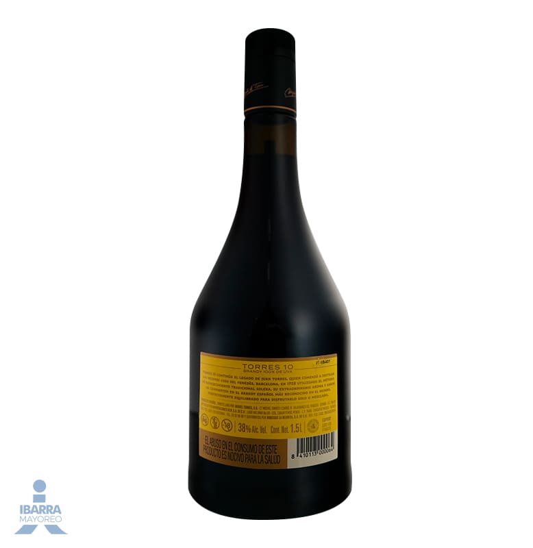 Brandy Torres 10 Gran Reserva 1.5 L