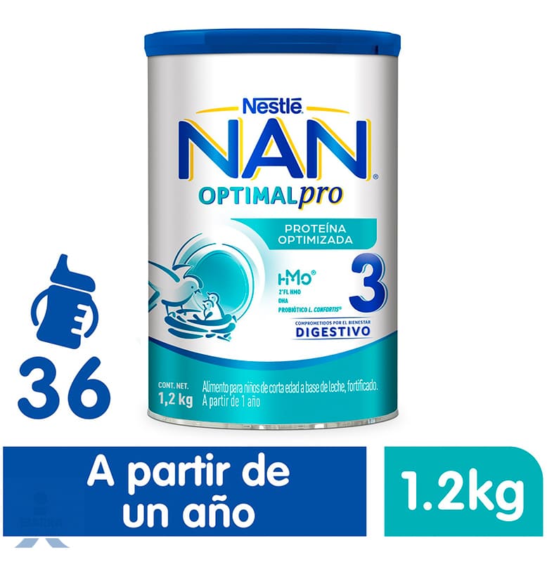 Fórmula Infantil NAN 3 Optimal Pro a partir de 1 año 1.2 kg