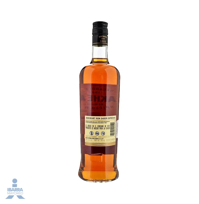 Ron Bacardí Oakheart Spiced 750 ml