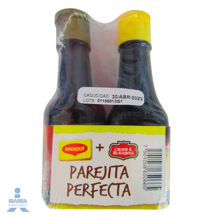 Jugo Maggi 45 ml + Crosse & Blackwell 50 ml