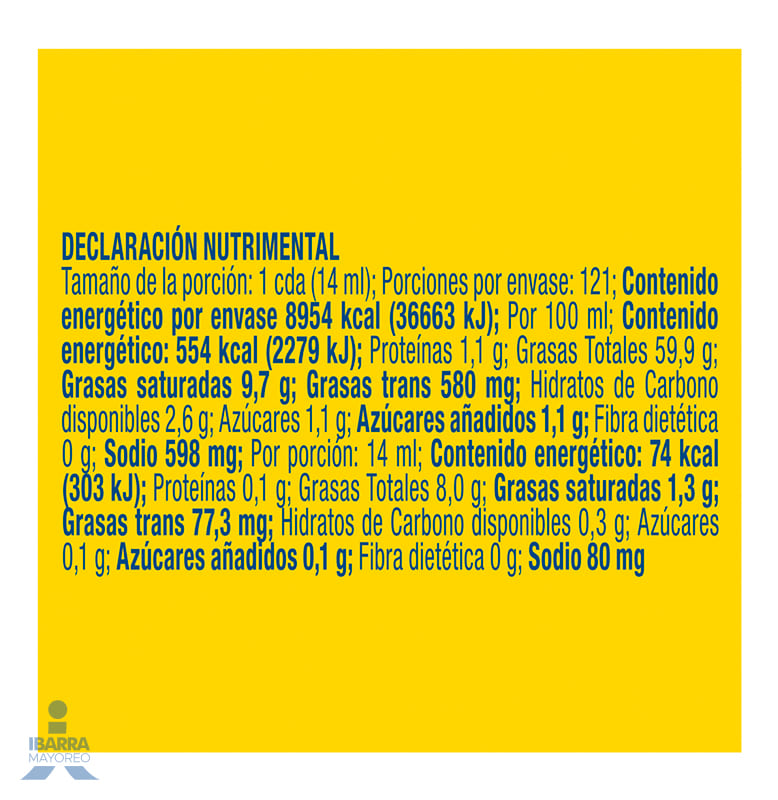 Hellmanns Mayonesa Real 1.7 L