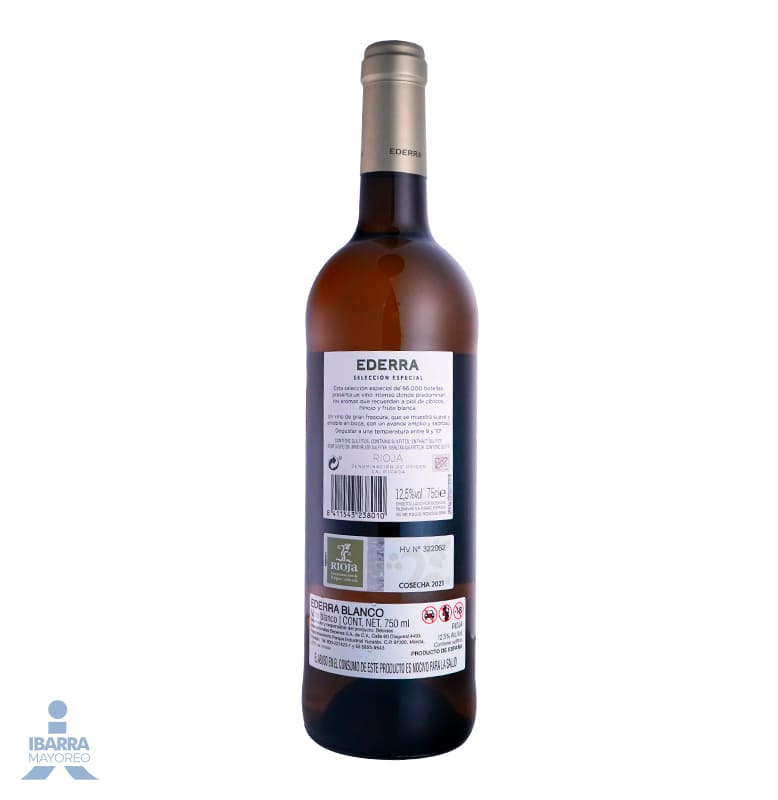 Vino Blanco Ederra Verdejo 750 ml