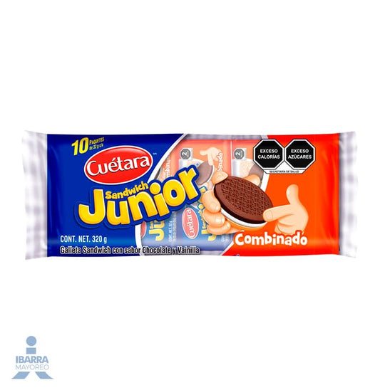 Galletas Cuétara Sándwich Combinado Jr. 320 g