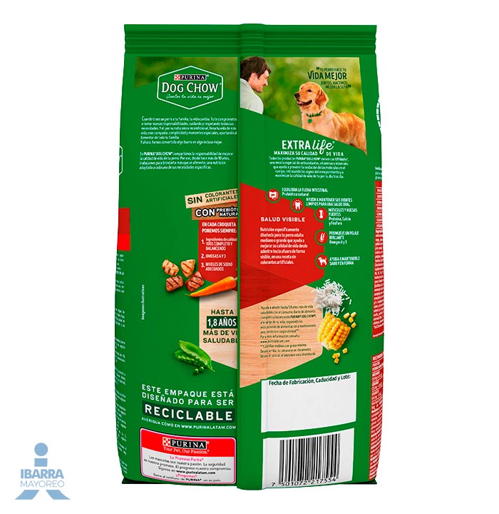 Dog Chow alimento seco perros adultos medianos y grandes 500 g