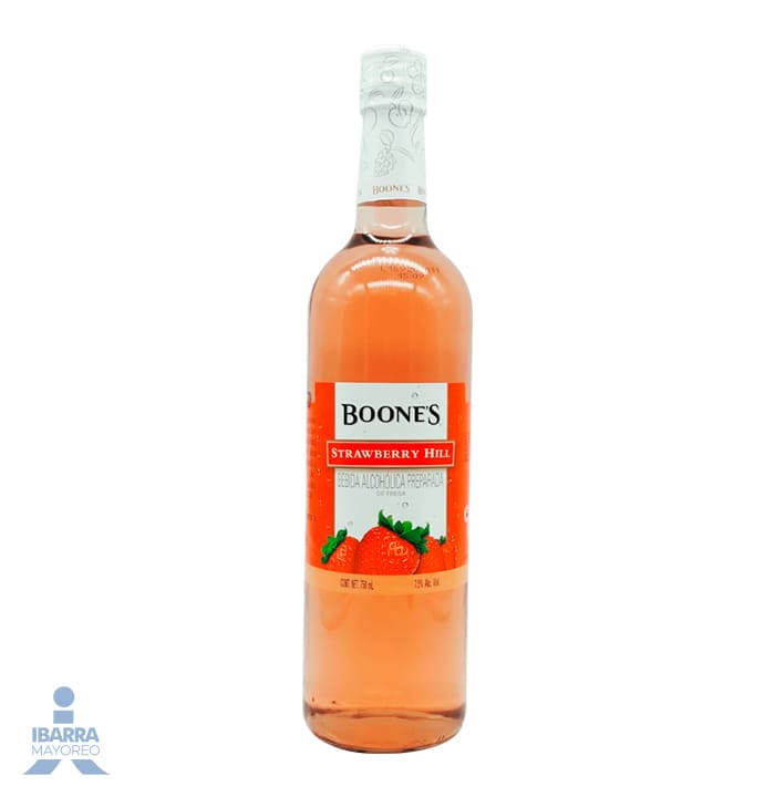 Bebida Alcohólica Boones Sabor Fresa 750 ml