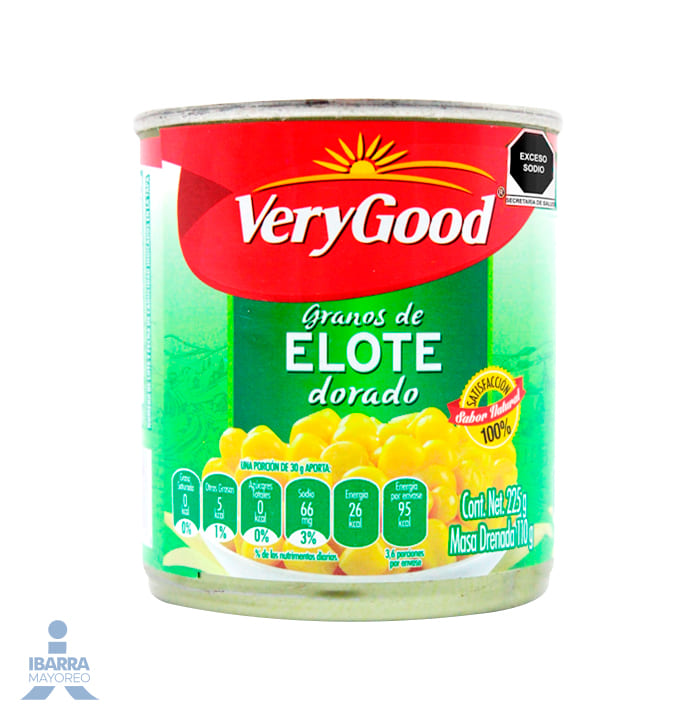 Elote en Grano Very Good 225 g