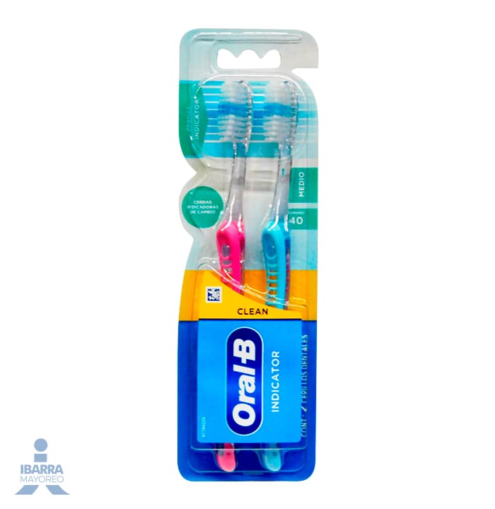 Cepillo Dental Oral B 40 Plus 2 pzas. Oferta