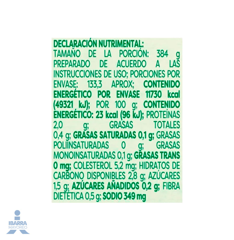 Knorr Suiza Bolsa 800 g