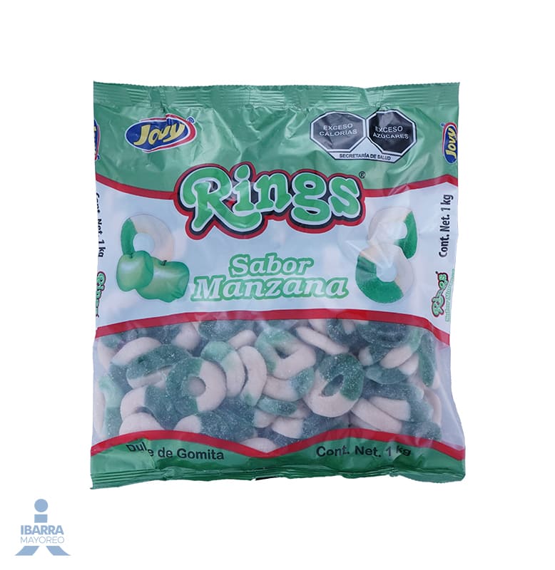 Goma Jovy Rings Manzana 1 kg
