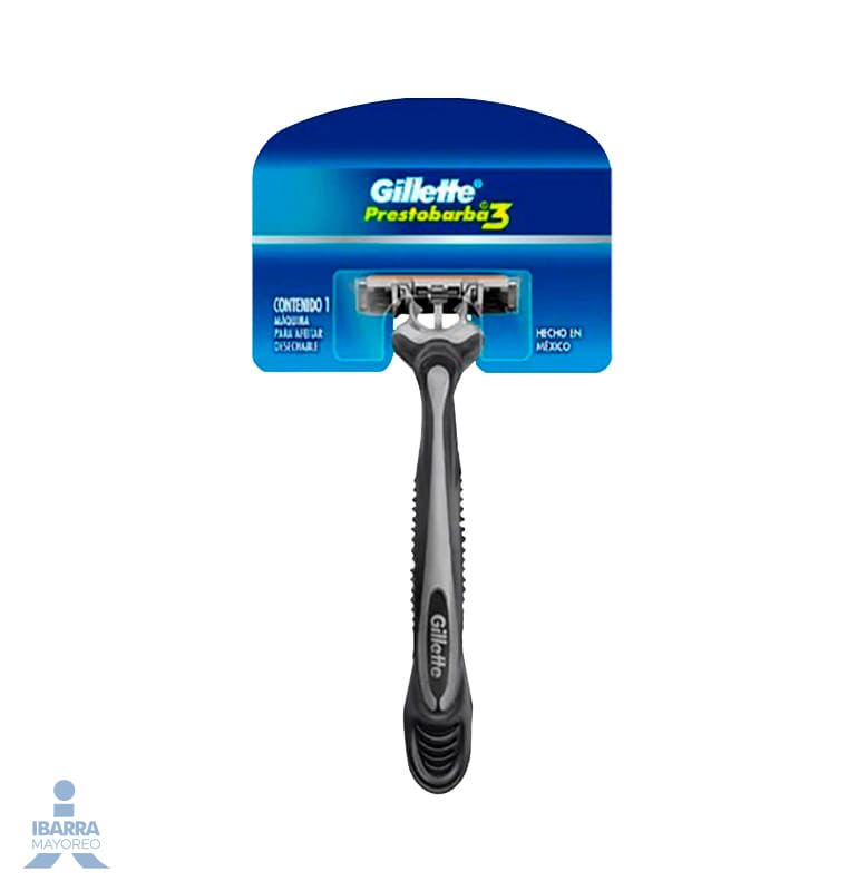 Rastrillo Gillette Prestobarba3 1 pza.