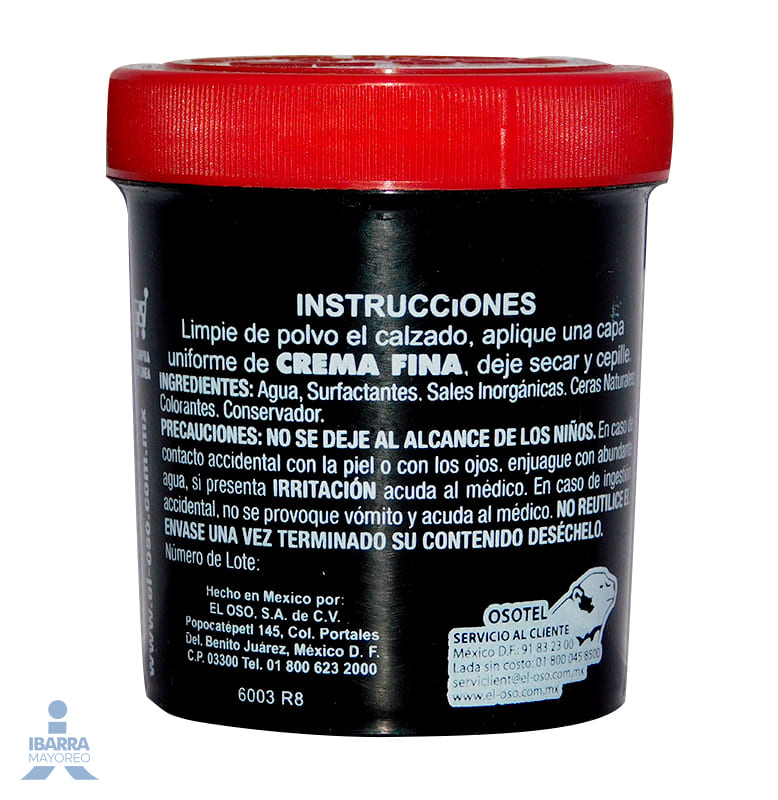Crema El Oso Negra 170 g