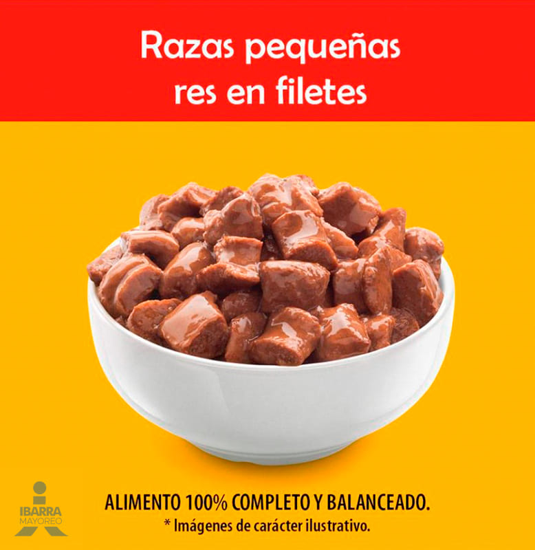 Alimento Pedigree Razas Pequeñas Res 100 g
