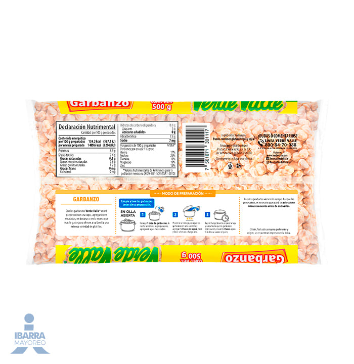 Garbanzo Verde Valle 500 g