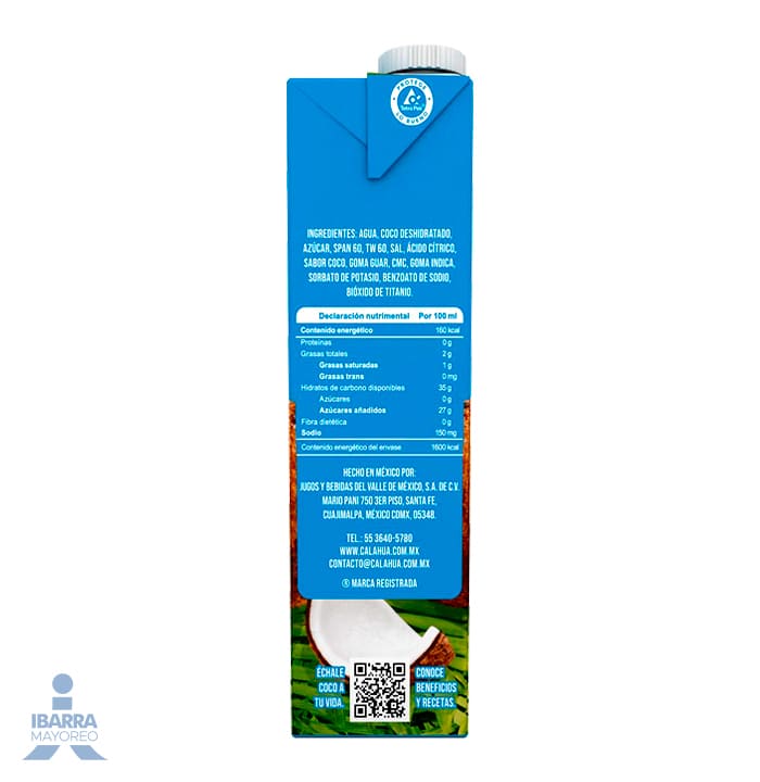 Crema de Coco Calahua 1 L