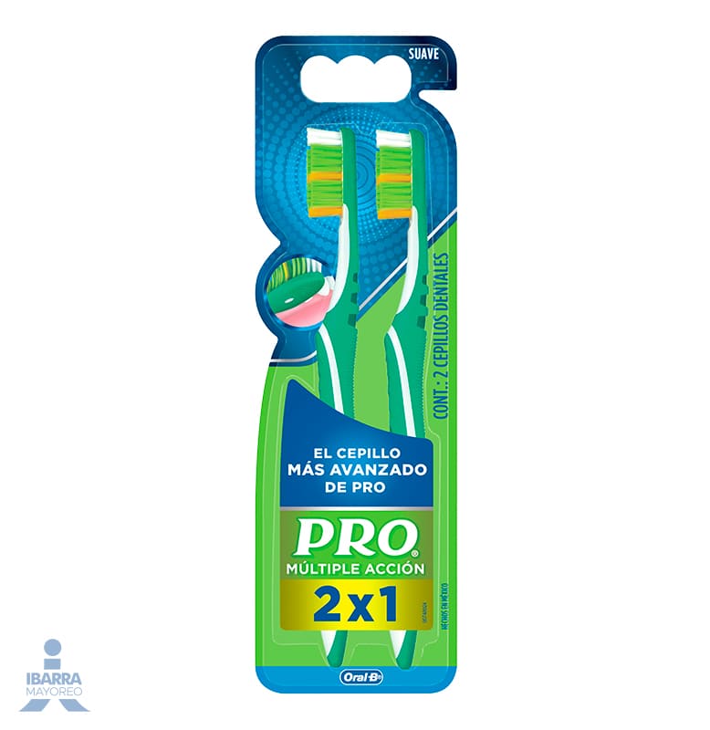 Cepillo Dental Pro Múltiple Acción 2x1