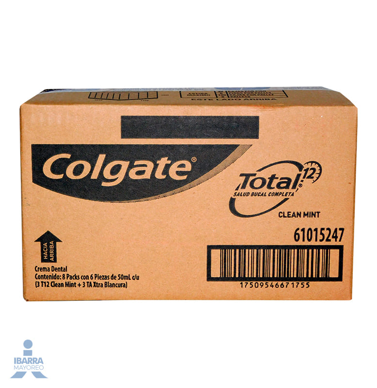 Crema Dental Colgate Total 3/50 ml + 2 Triple Acción GRATIS 1 Extra Blancura