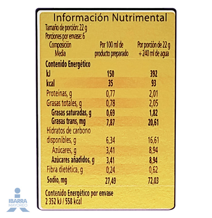 Café soluble Nescafé Cappuccino Moka 6 Sticks 22 g c/u 132 g