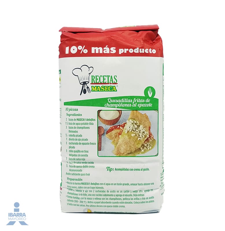 Harina de Maíz Maseca para Antojitos 1 kg 10% más