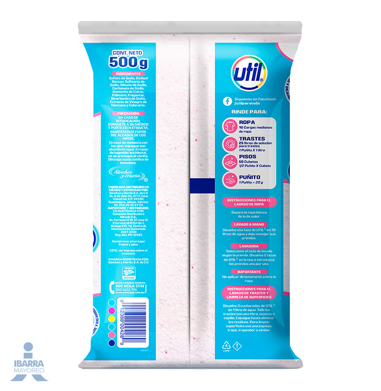 Detergente Util Multiusos Blanco 500 g