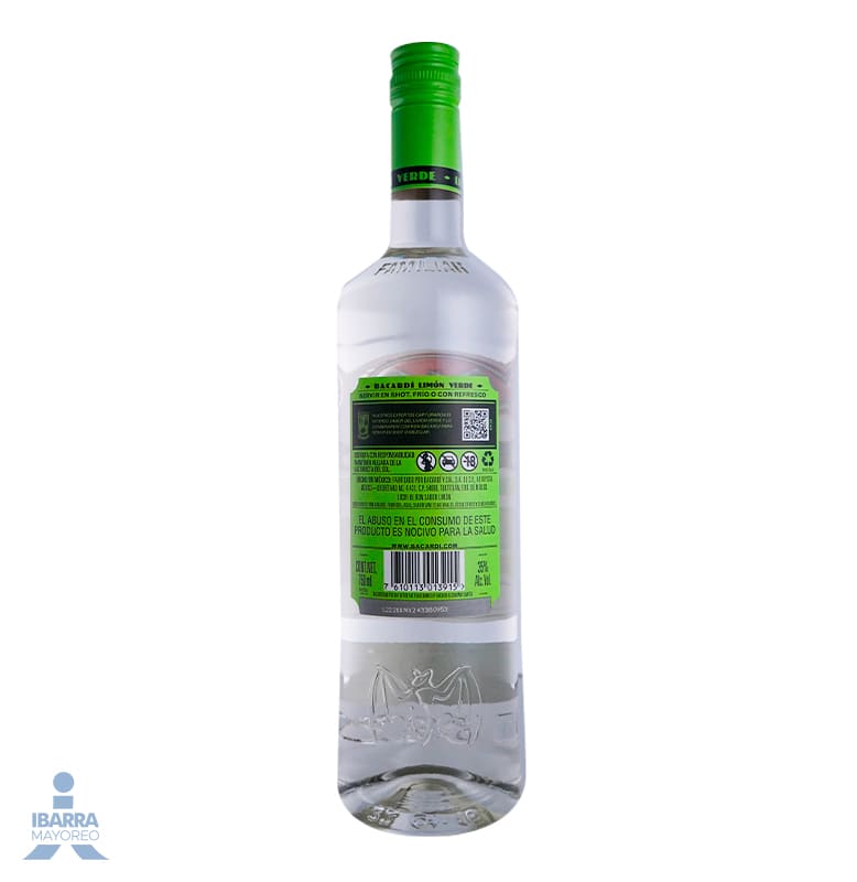 Ron Bacardí Limón Verde 750 ml