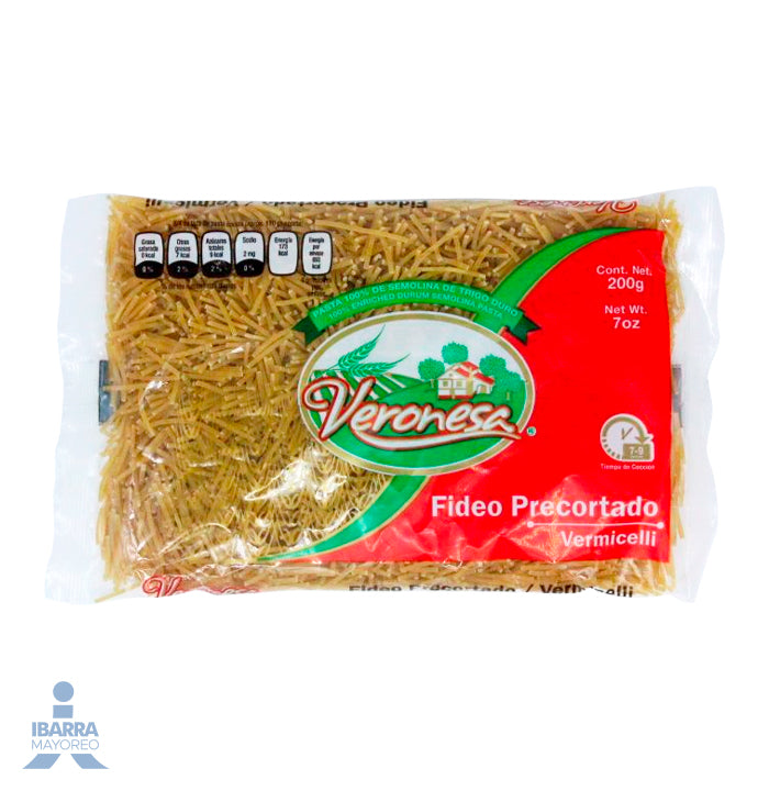 Pasta Veronesa Fideo Mediano Cortado 200 g